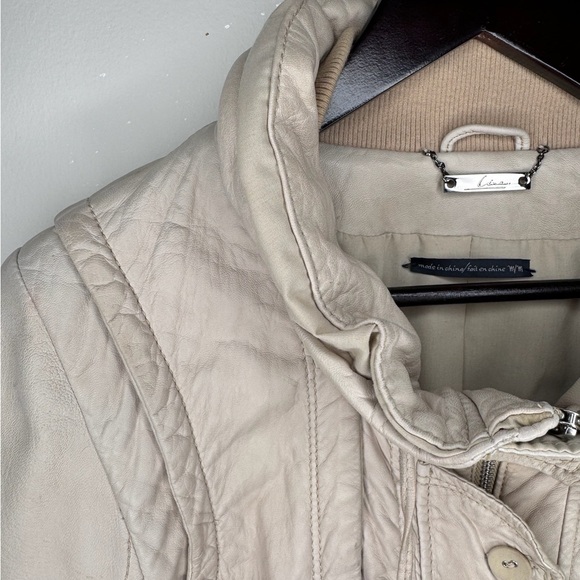 Lines label leather jacket - Picture 2 of 4